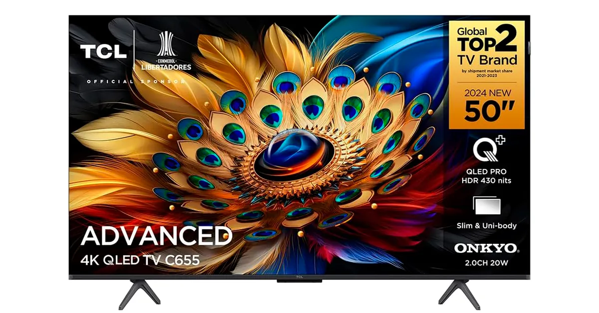 TV TCL 50 polegadas é boa? C655 serve para quem gosta de filmes