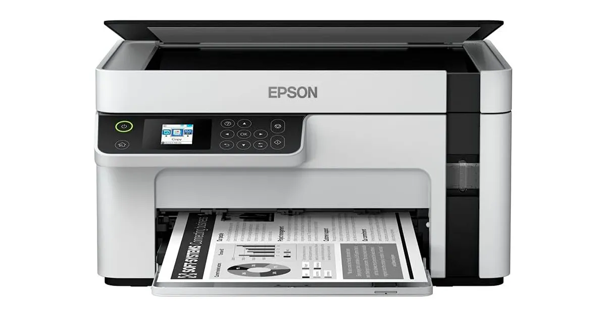 Multifuncional Epson EcoTank M2120 - Tanque de Tinta Monocromática, Wi-Fi Direct, Duplex Automático