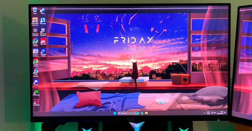 Monitor AOC 24G30E é bom? Saiba como foi usar todos os dias