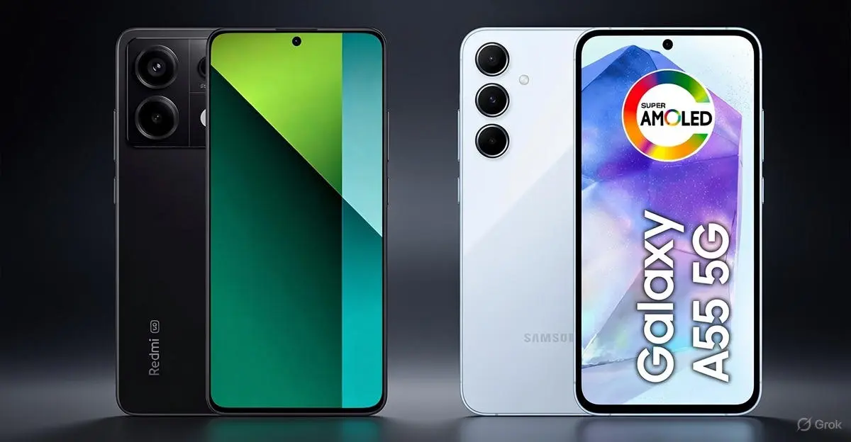 Galaxy A55 vs Redmi Note 13 Pro qual o melhor