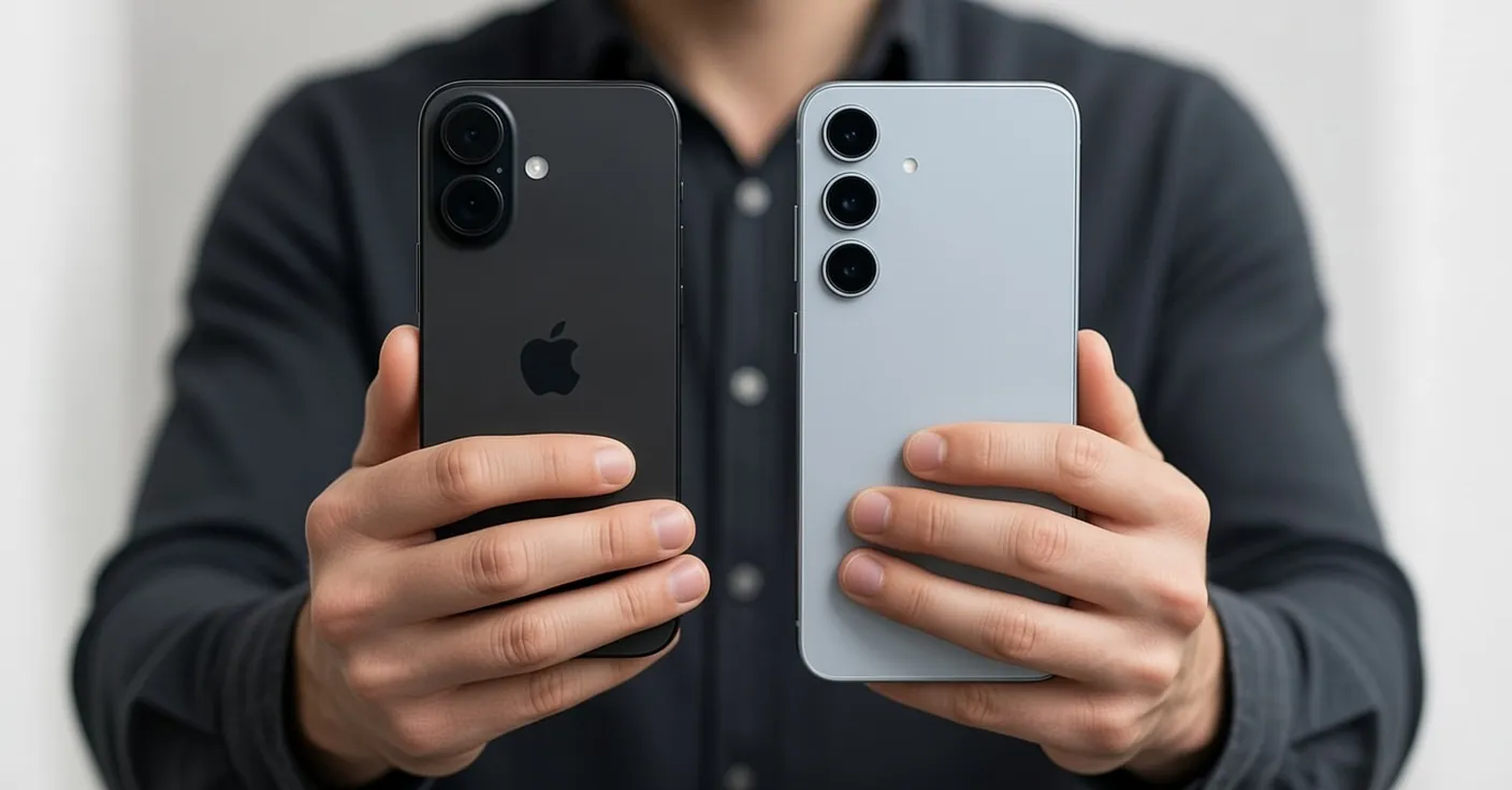 Galaxy S25 vs iPhone 16 qual o melhor