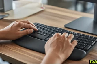 Teclado Ergonômico sem fio Logitech Wave Keys