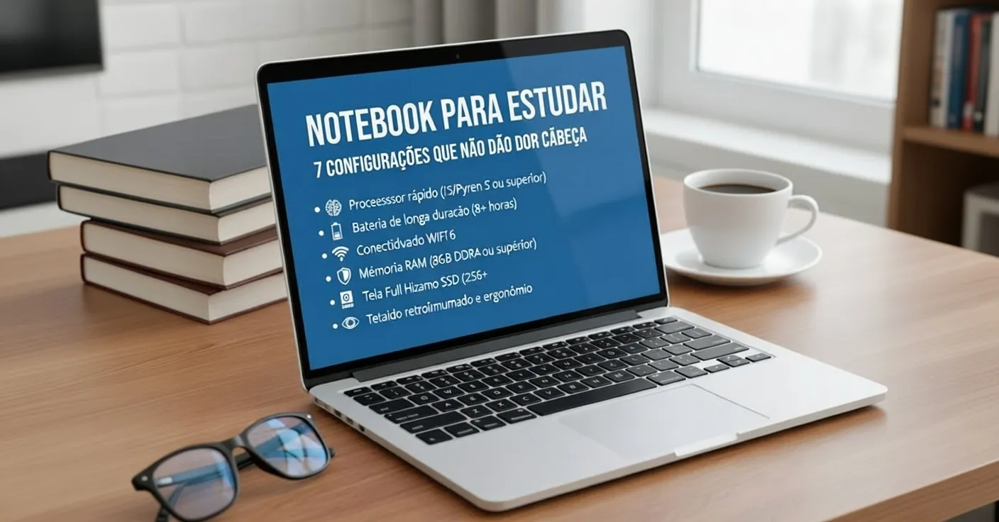 Notebook para estudar: 7 configurações que não dão dor de cabeça