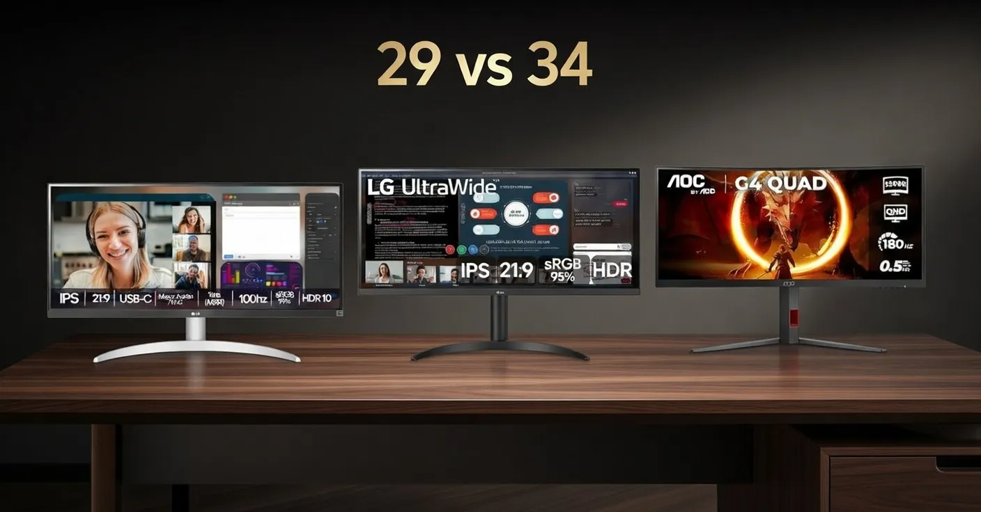 Monitor ultrawide para produtividade