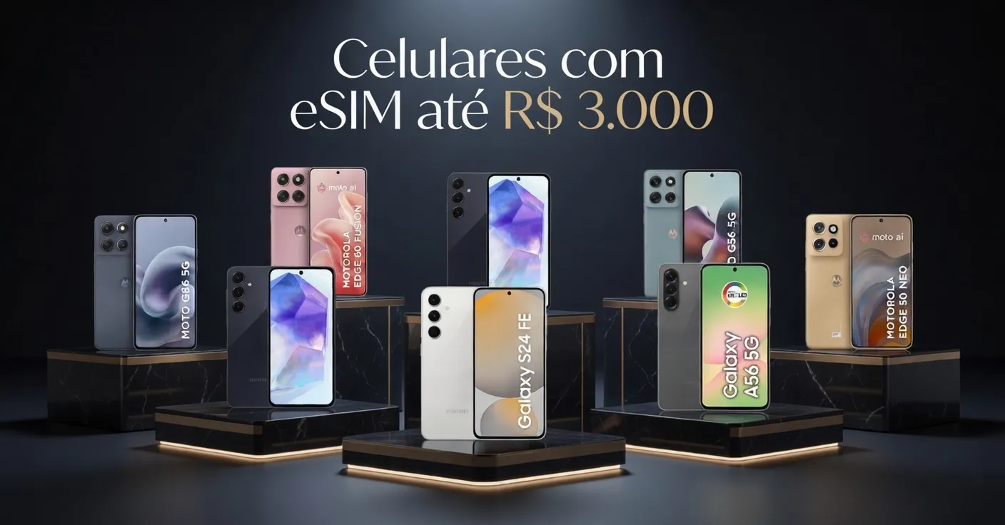 Melhores celulares com eSIM