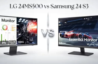 LG 24MS500 24 ou Samsung 24 S3 QUAL é o melhor