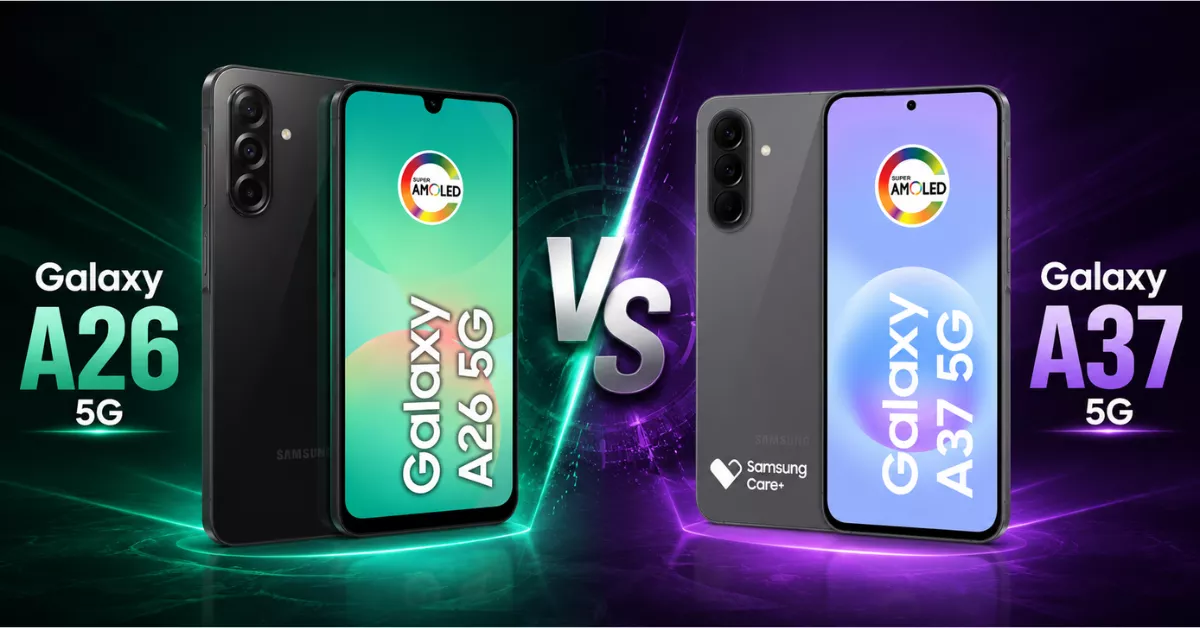 Galaxy A37 5G vs Galaxy A26 5G: Qual o melhor