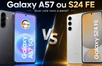 Galaxy A57 ou S24 FE qual é o melhor