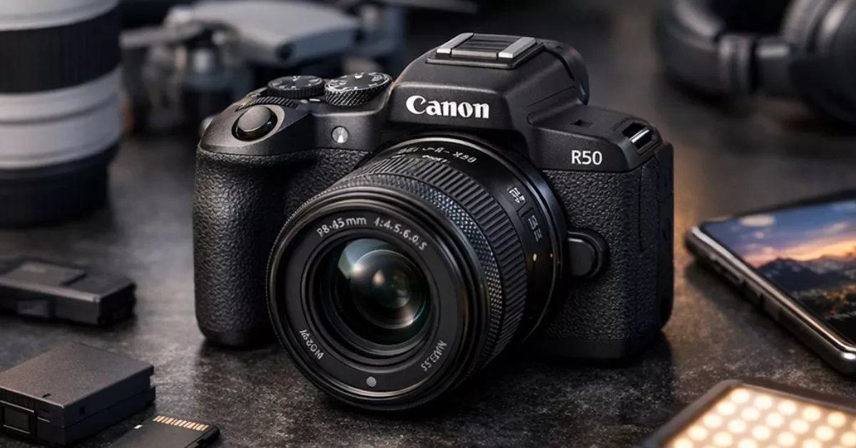 Canon R50 é boa? Review