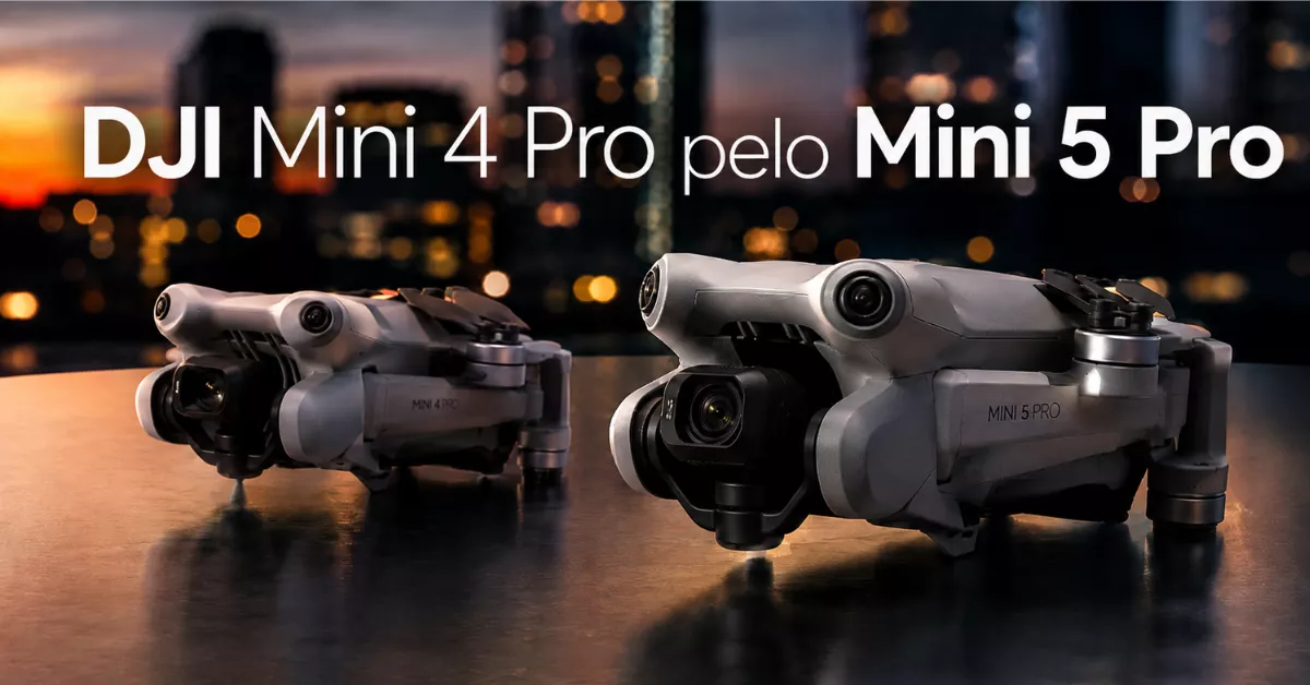 DJI Mini 4 Pro ou Mini 5 Pro