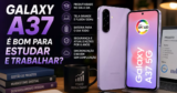 Galaxy A37 é bom para estudar e trabalhar? Veja onde ele ajuda e onde limita