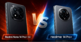 Realme 14 Pro+ vs Redmi Note 14 Pro+ 5G: câmera ou desempenho?