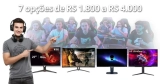Melhores monitores para PS5 em 2026: 7 opções de R$ 1.800 a R$ 4.000